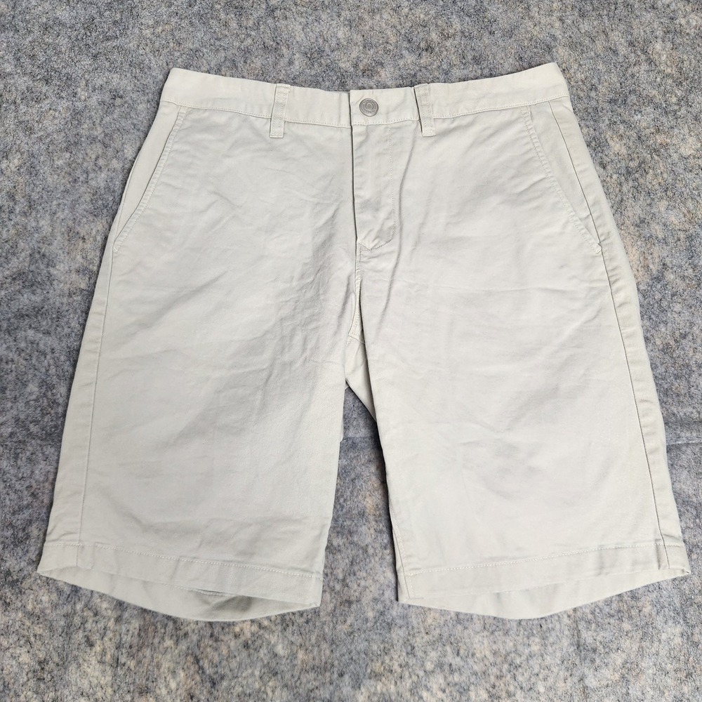Bonobos Stretch Washed Chino Golf Shorts Men 30x9 Khaki Beige Preppy Performance